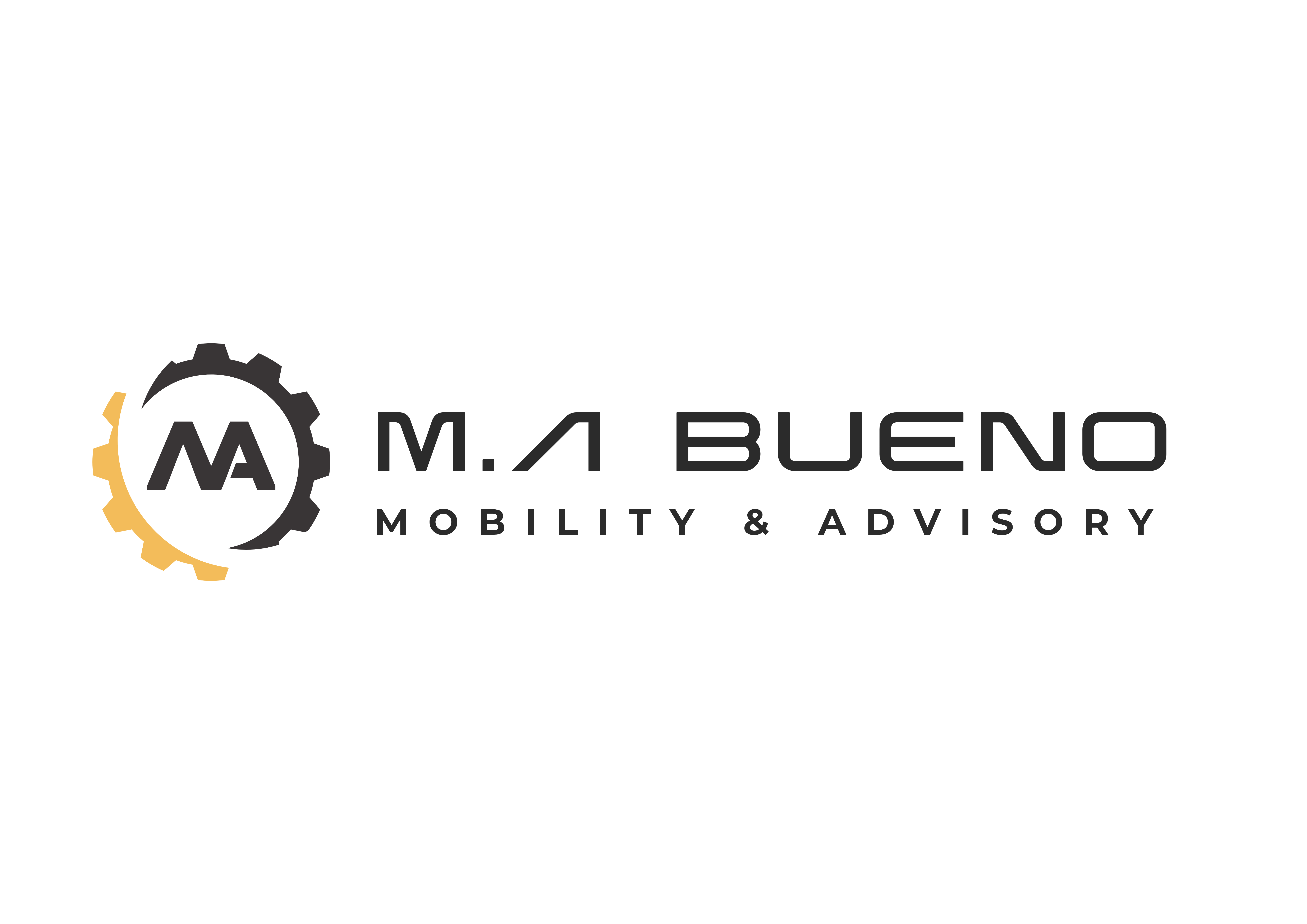 Imagotipo horizontal M.A. Bueno Mobility & Advisory